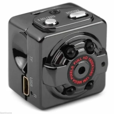 Mini Caméra Cachée Micro Espion HD Vision Nocturne Surveillance